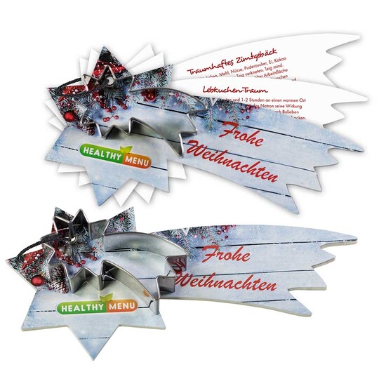 Backförmchen mit Rezeptblock Komet - Komet