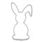 Backförmchen Single-Pack - Ostern - Hase 3 4/0-c
