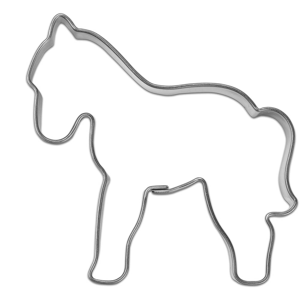 Backförmchen Single-Pack - Haustiere - Pferd 4/4-c, Lasergravur