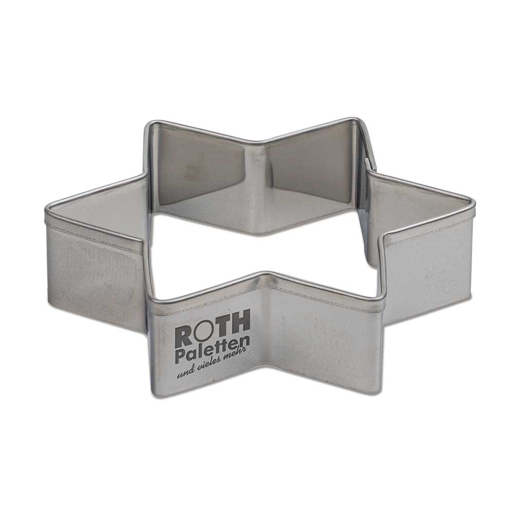 Backförmchen Single-Pack - Weihnachten - Stern 4/4-c, Lasergravur