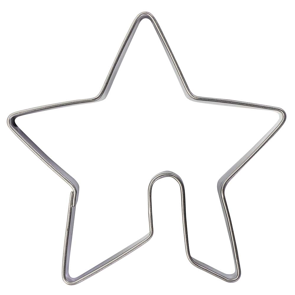 Backförmchen Single-Pack - Weihnachten - Tasse Stern 4/0-c, Lasergravur