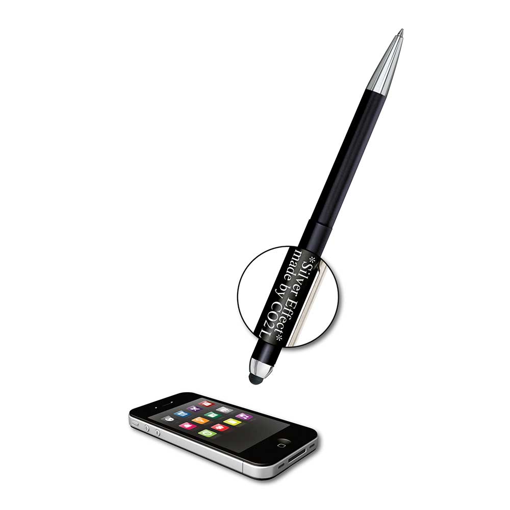 Stempelschreiber - Stamp&Touch Pen - 3 in 1 - schwarz