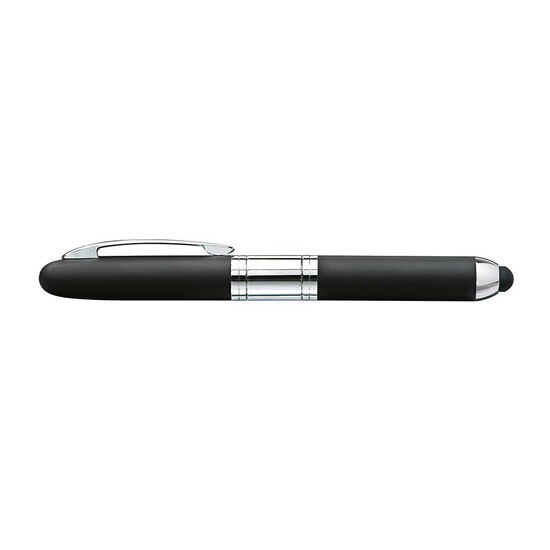 Stempelschreiber - Mini Stamp&Touch Pen - 3 in 1 - schwarz