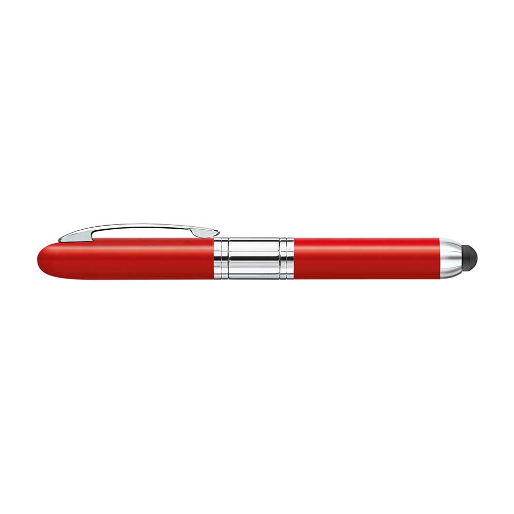 Stempelschreiber - Mini Stamp&Touch Pen - 3 in 1 - rot