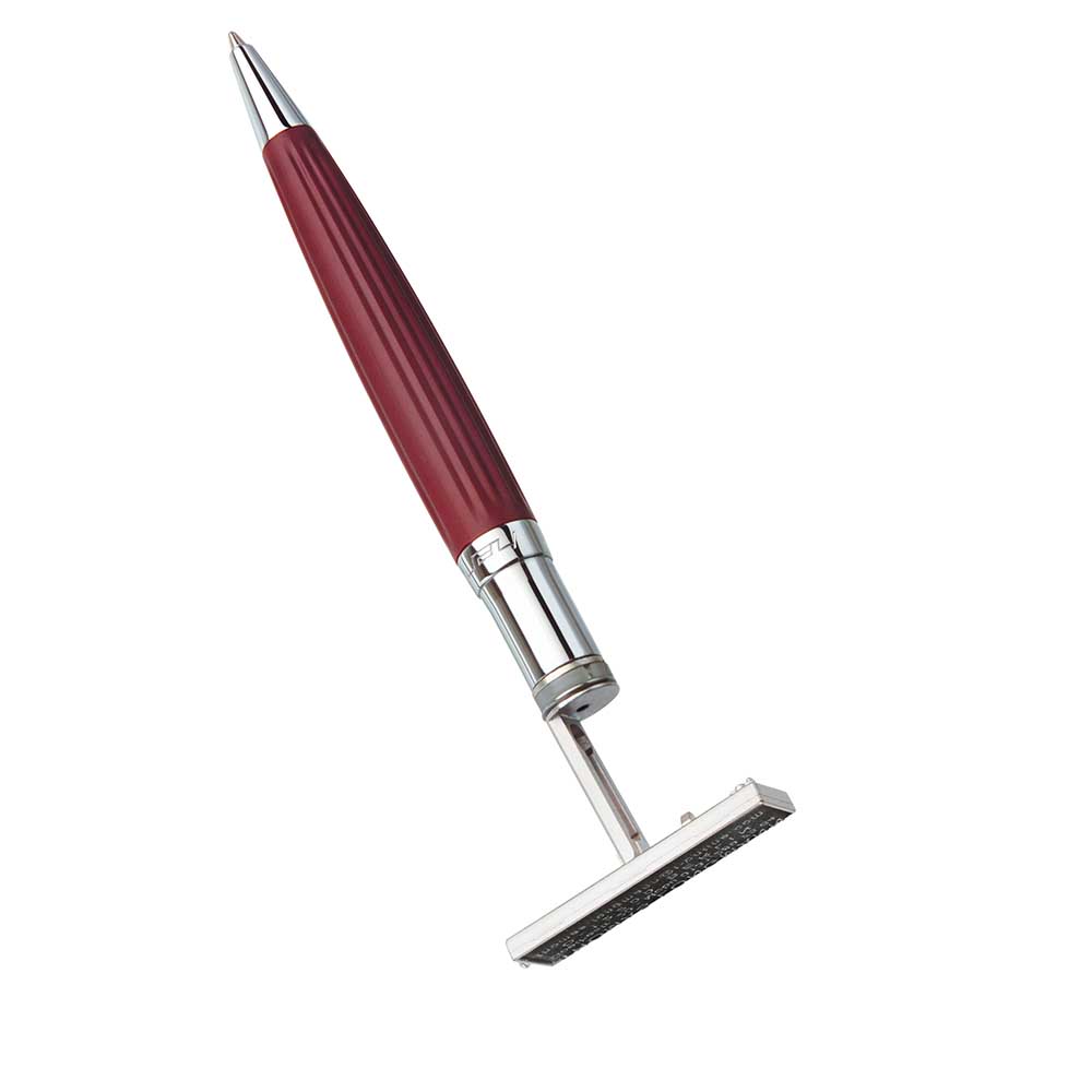 Stempelschreiber - Diagonal Wave - blau