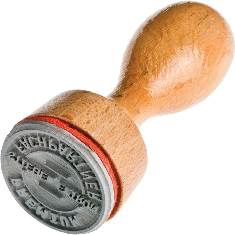 Holzstempel - mit individuellem Stempel