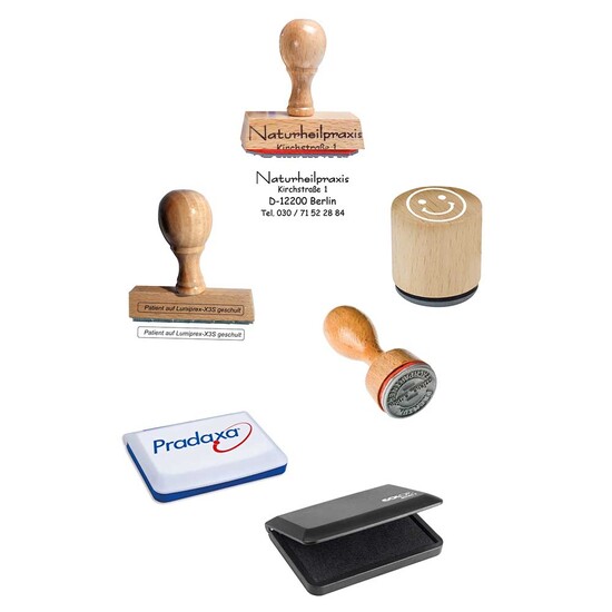 Holzstempel - mit individuellem Stempel