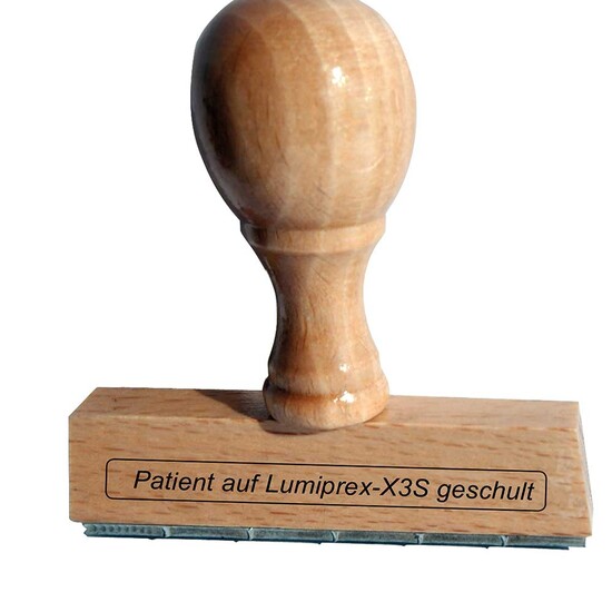 Holzstempel - mit individuellem Stempel