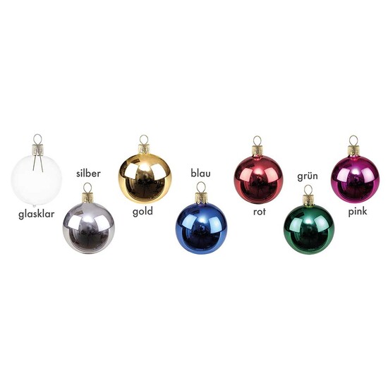 Traditionelle Glaskugel mit individuellem Einzelkarton - Glaskugel mit individuellem Einzelkarton