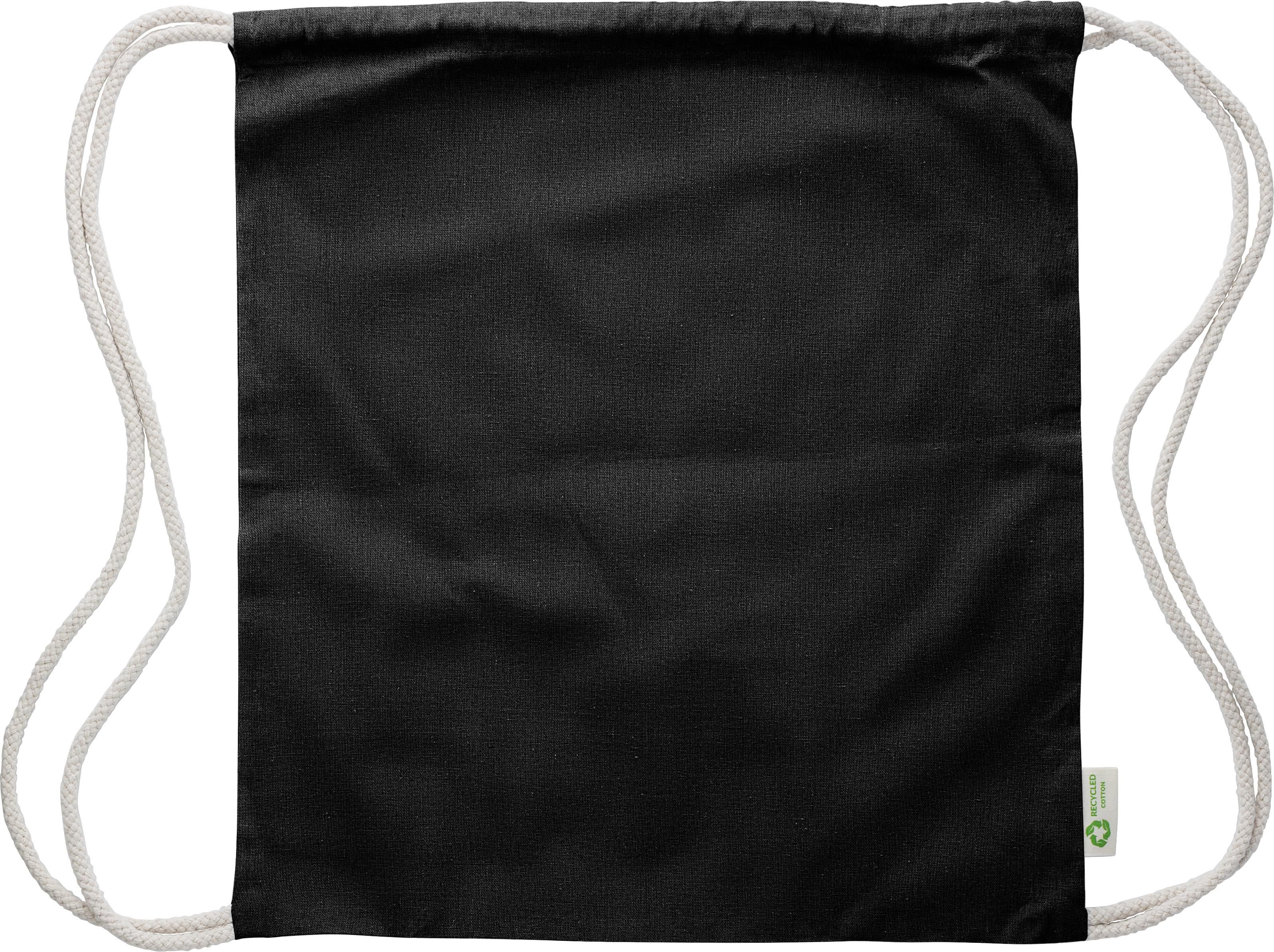 Kordelzugtasche aus recycelter Baumwolle (120 gr/m2) Joy