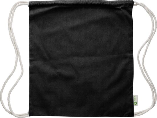 Kordelzugtasche aus recycelter Baumwolle (120 gr/m2) Joy