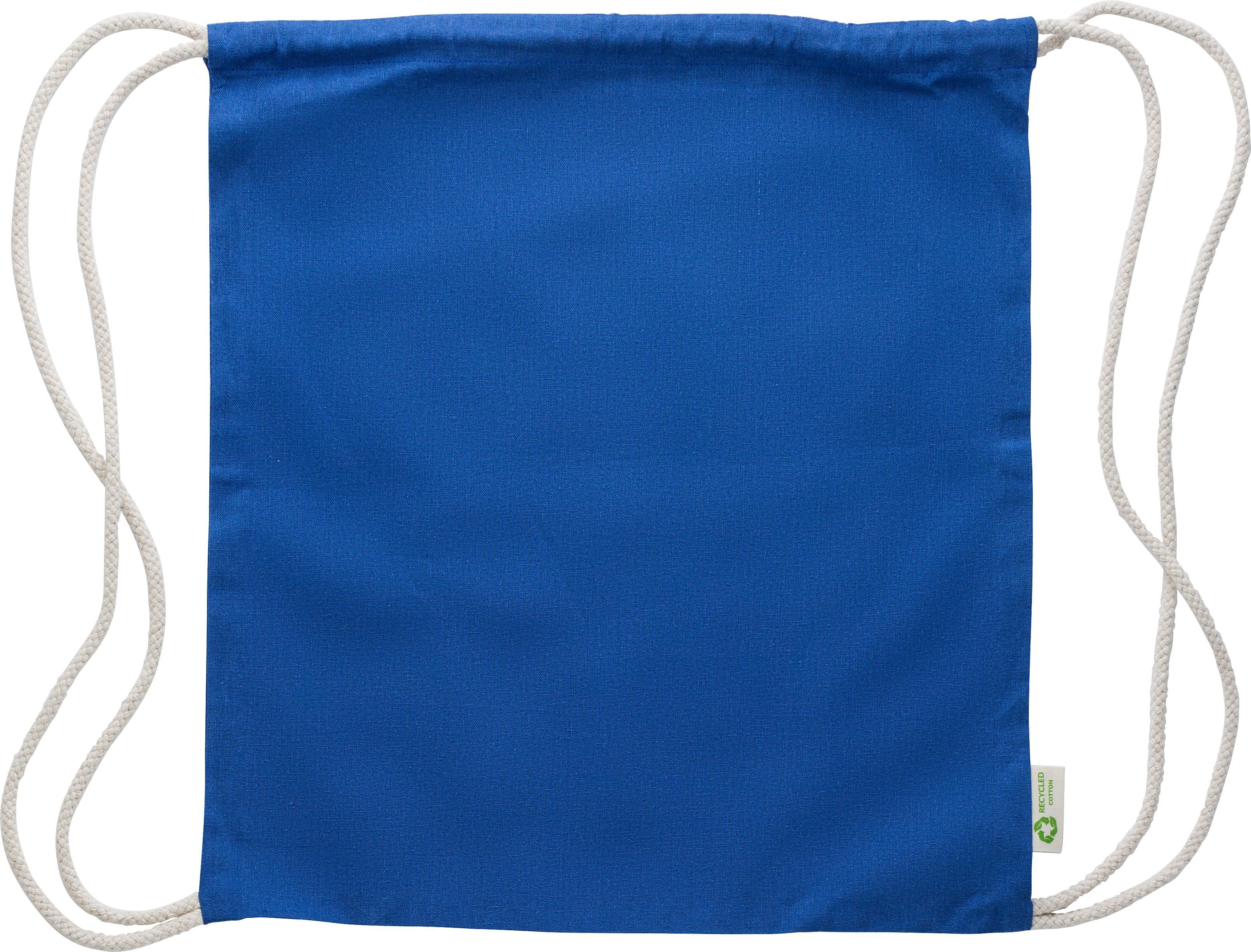 Kordelzugtasche aus recycelter Baumwolle (120 gr/m2) Joy