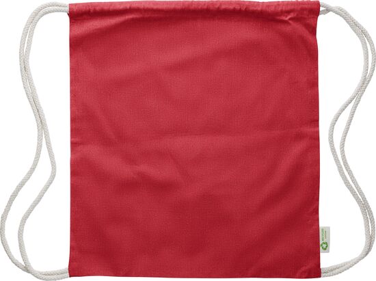 Kordelzugtasche aus recycelter Baumwolle (120 gr/m2) Joy
