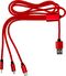3-in-1 Ladekabel aus Nylon Felix