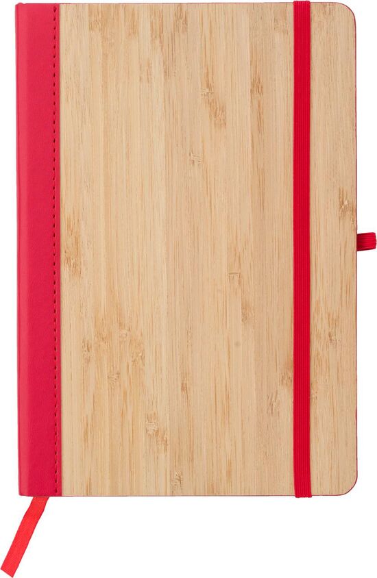 Notizbuch Dorita aus PU und Bambus