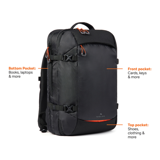 Nordic Drift RCS Traveling Rucksack 25L