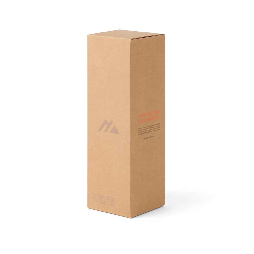 Nordic Drift Trail Ultraleichte Titan-Wasserflasche 600ml