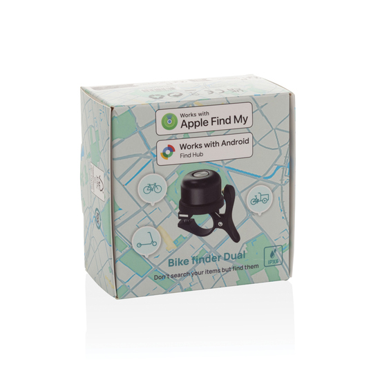 Bikefinder Dual Fahrradklingel mit weltweiter Ortung