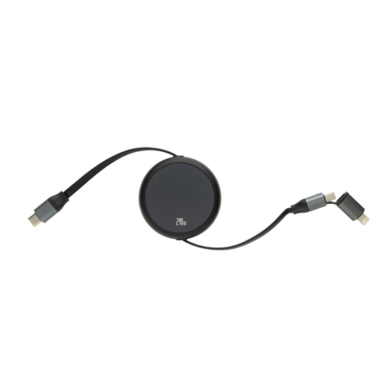 Terra ausziehbares 240W 2-in-1 Kabel aus RCS rec. Aluminium