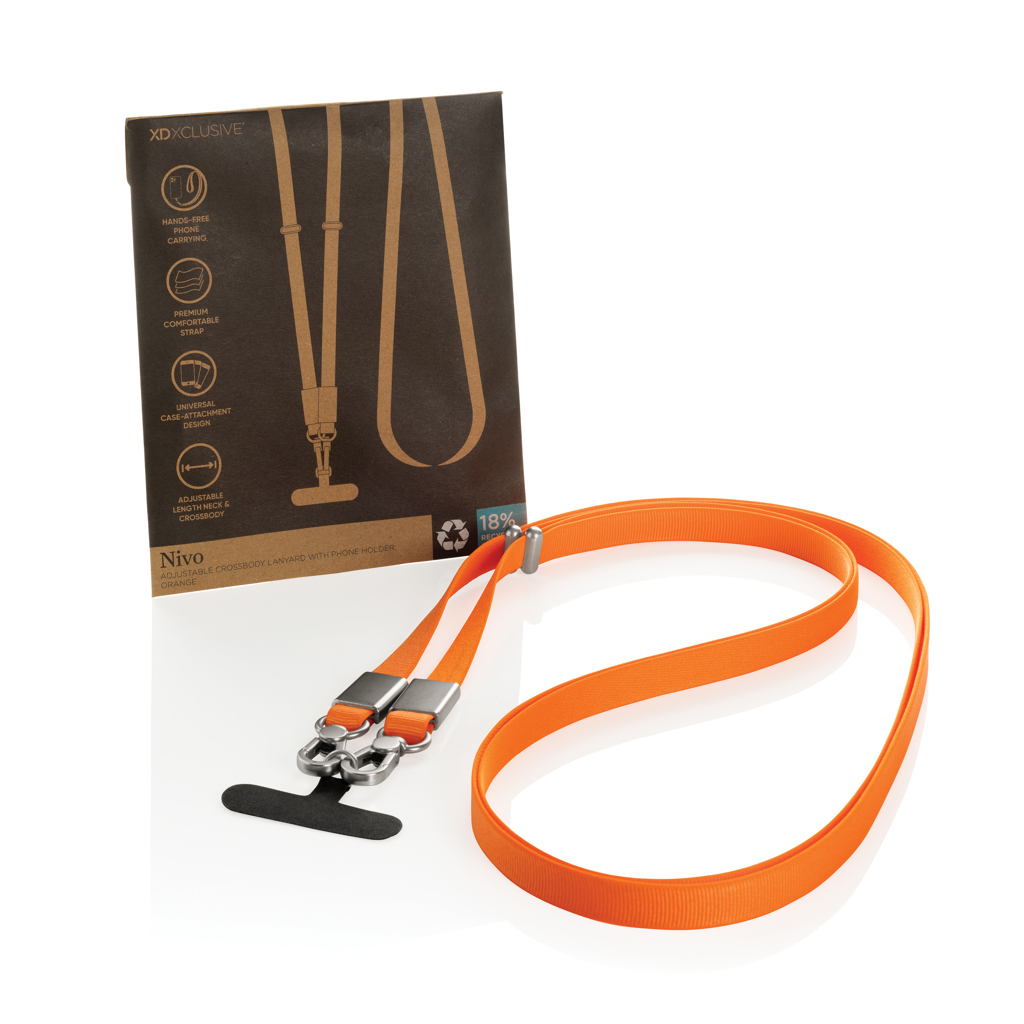 Nivo Crossbody-Handyband aus RCS recyceltem PET