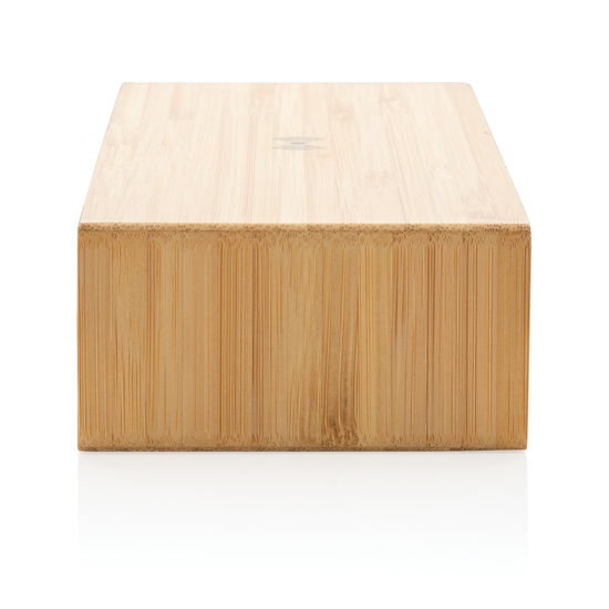 Wecker mit 5W Wireless Charger aus Bambus