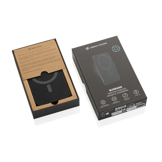 Urban Vitamin Burbank 3000mAh Powerbank aus RCS Plastik/Alu