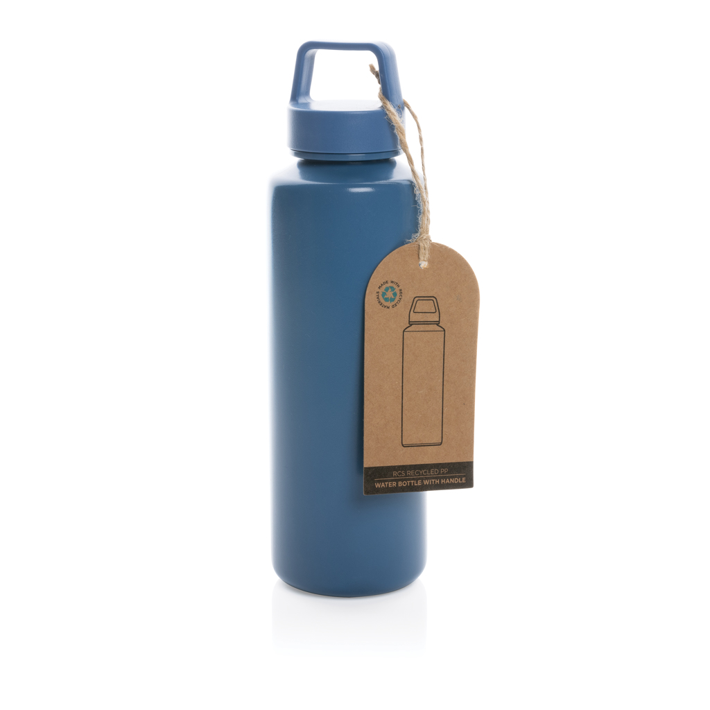 Wasserflasche mit Henkel aus RCS rPP