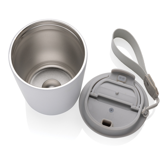 Cuppa Vakuumbecher aus RCS-Stahl mit Umhängeband