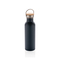 Moderne Stainless-Steel Flasche mit Bambusdeckel