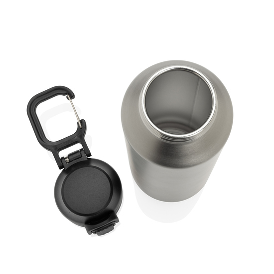 Via RCS Re-Steel Sportflasche mit Verschluss, 600ml