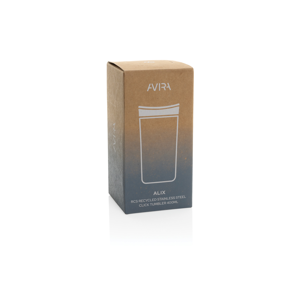 Avira Alix Klickbecher aus RCS rec. Stahl 400ml