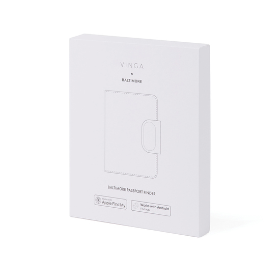 VINGA Baltimore RCS Passport Cover mit Dual-Finder