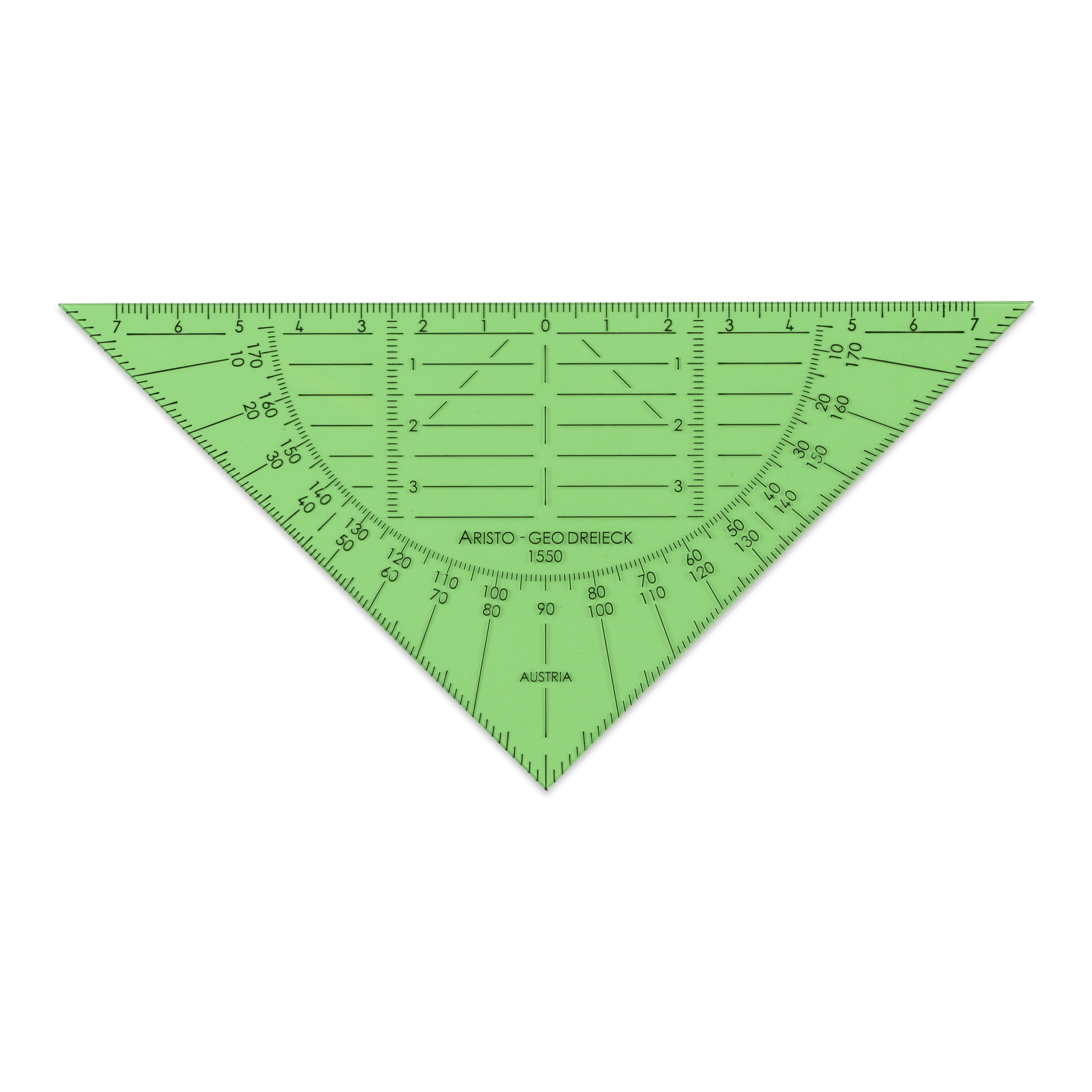 Geodreieck® 16 cm, extrem biegsam, grün
