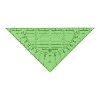 Geodreieck® 16 cm, extrem biegsam, grün