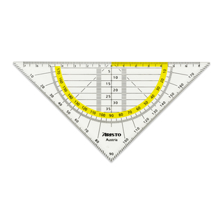 Flex Geometrie Dreieck, 16 cm, transparent
