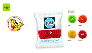 HARIBO Fruchtschnecke Werbetüte, Inhalt: HARIBO Fruchtschnecke