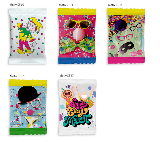 HARIBO Werbetüte Standardmotiv, Inhalt: HARIBO Herzen sortenrein