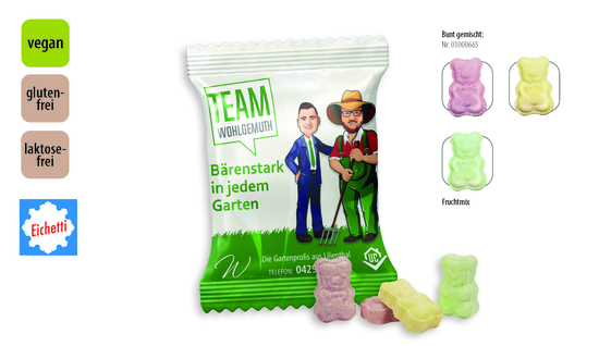 Brause Bärchen Werbetüte, Inhalt: Brause Bärchen