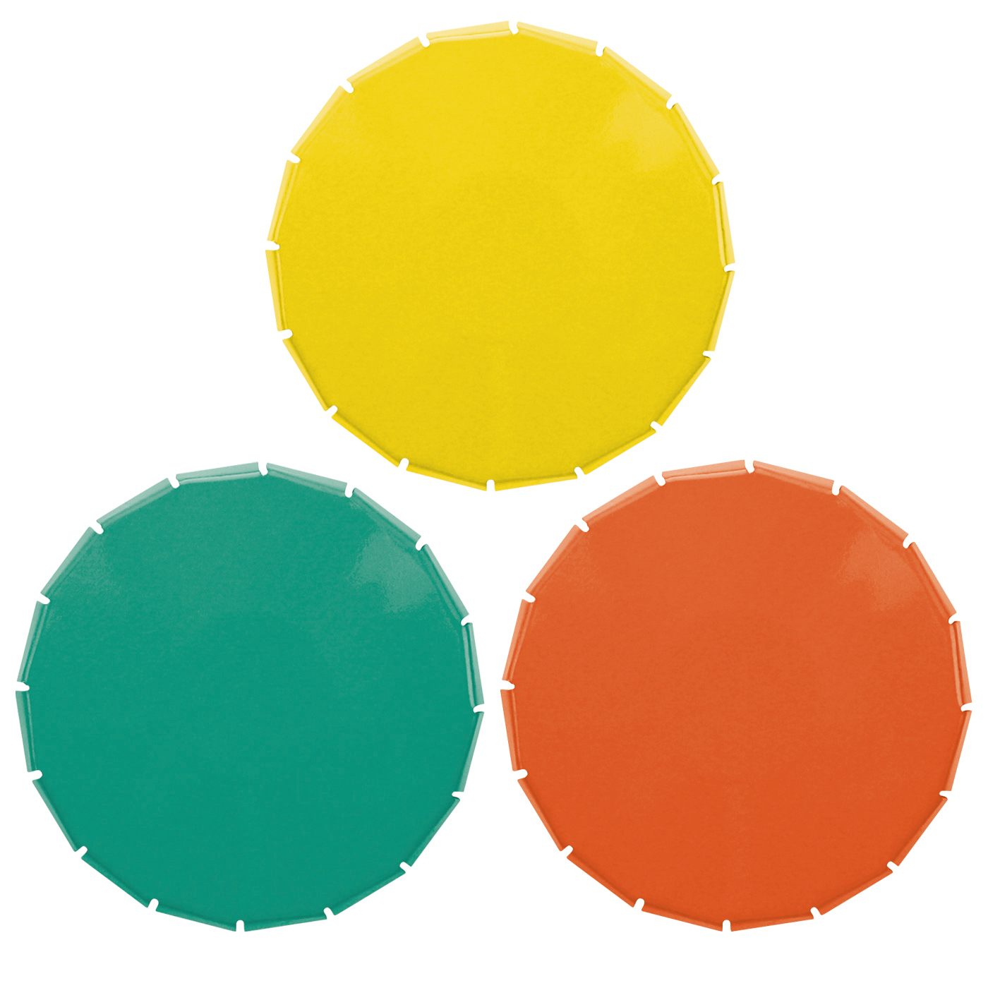 Klick-Dose-45 Duo Colour, Inhalt: Pfefferminz-Pastillen; Stevia - ca. 12 g - grün / weiß