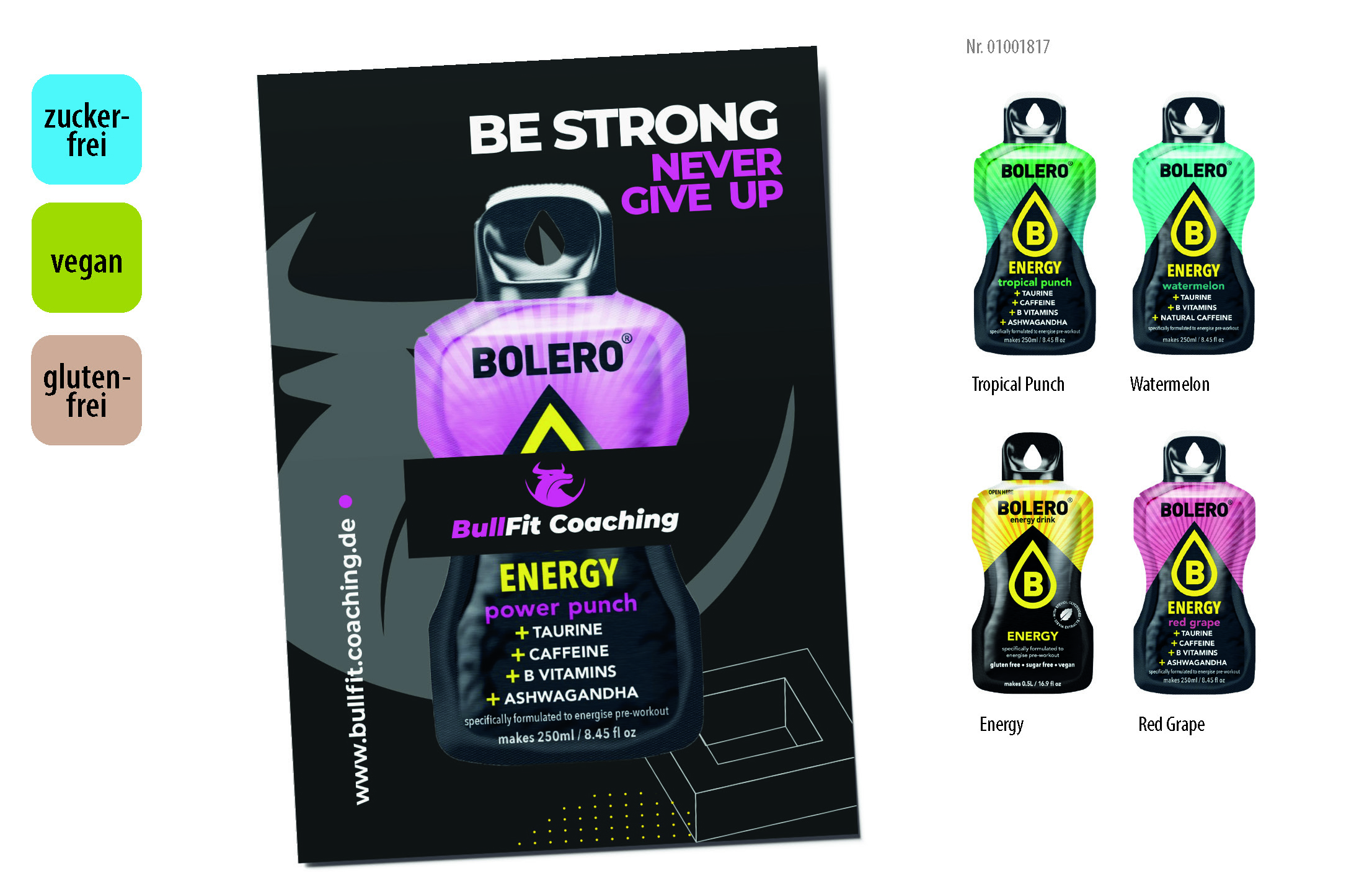 BOLERO Energy Werbekarte, Inhalt: BOLERO Energy