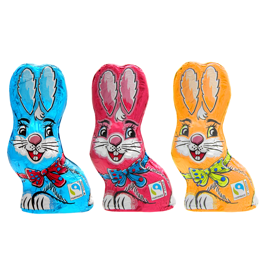 Osterhase in Präsentbox, Inhalt: Osterhase Pink 60 g