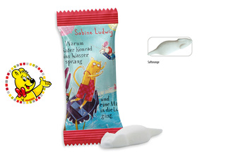 HARIBO Weiße Maus Werbetüte, Inhalt: HARIBO weiße Maus