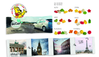 HARIBO Kettenbeutel 2er, Inhalt: HARIBO Fußbälle ca. 10 g (2 x 5 g)