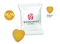 Butterkeks Herzen Flowpack, Inhalt: Butterkeks Herzen ca. 8 g