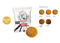 Coffee Cookies Flowpack, Inhalt: Coffee Cookies Butter, Karamell
