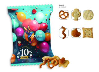 Party Mix Werbetüte, Inhalt: Party Mix ca. 10 g