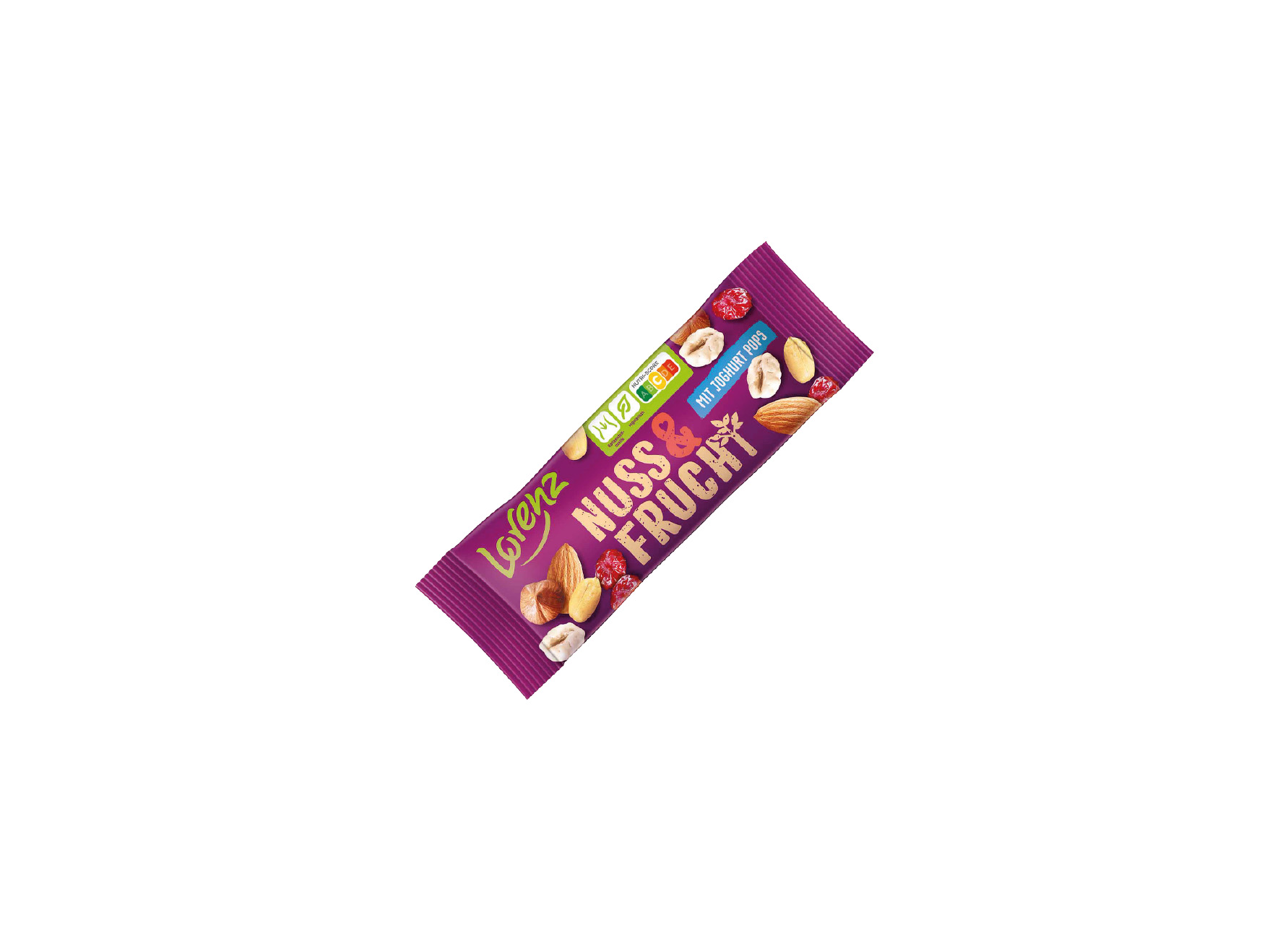 LORENZ Snack Box im Schuber, Inhalt: Nuss & Frucht mit Joghurt Pops