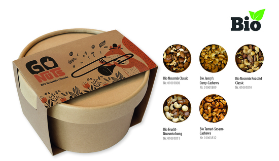 BIO Snack Cup, Inhalt: BIO Nussmix Roasted Classic ca. 70 g