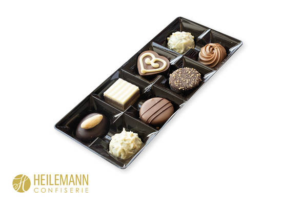 Heilemann Pralinés Auslese im Schuber, Inhalt: Heilmann Pralinés Auslese ohne Alkohol