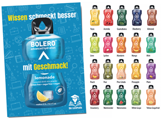 BOLERO Drinks Werbekarte